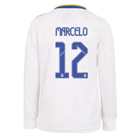 Camisola Real Madrid Marcelo 12 Principal 2021 2022 – Manga Comprida